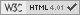 Valid HTML 4.01 Transitional